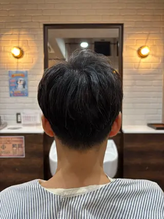 ショート メンズ 上田 美羽のヘアスタイル