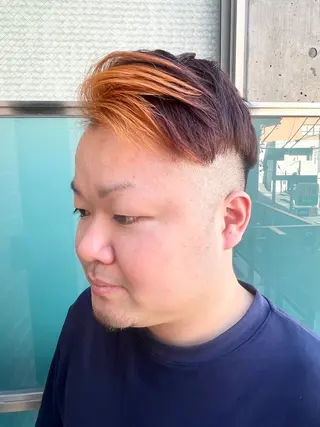 ミディアム カラー パーマ ヘアアレンジ メンズ キッズ ネイル マツエク・マツパ アイブロウ 久木原 ゆりのヘアスタイル