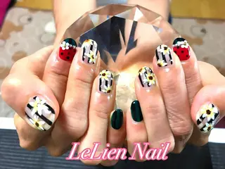 ネイル モチの良さ◉ フィルインネイル♡のネイルデザイン