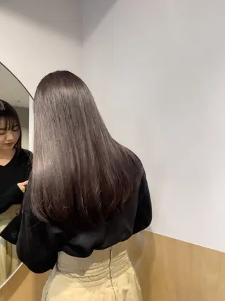 ロング パーマ 都築 菜美のヘアスタイル