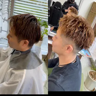ショート パーマ メンズ 堤太志 メンズパーマ特化のヘアスタイル