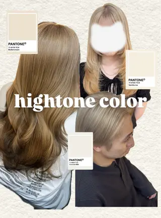 セミロング カラー 🤎韓国ヘア ベージュ まゆか🤎のヘアスタイル