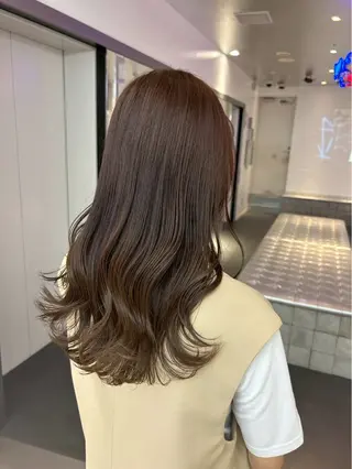 ミディアム カラー ヘアアレンジ 💟ケア×ハイトーン 💟／ミオのヘアスタイル