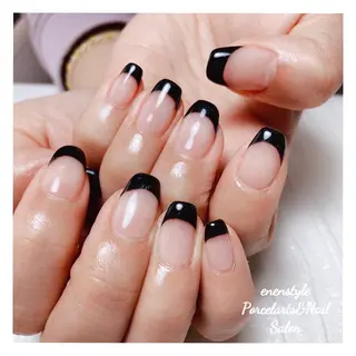 ミディアム ネイル 🐾enen style 🐾のネイルデザイン