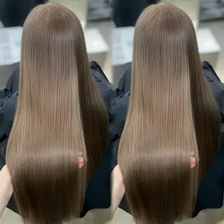 カラー PELEmana🎀 透明感🤎ᩚワンホンのヘアスタイル