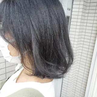 ミディアム カラー 堀 凌紀のヘアスタイル