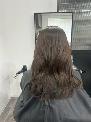 ロング カラー ヘアアレンジ メンズ キッズ ブリーチなしカラー/ ブラウン/レイヤーのヘアスタイル
