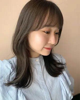 ロング カラー hubhair レイヤー/透明感のヘアスタイル