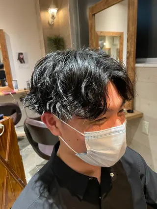 パーマ メンズ 優真/難波で 1番パーマが上手いのヘアスタイル