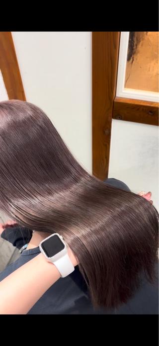 カラー 北川 茉奈のヘアスタイル
