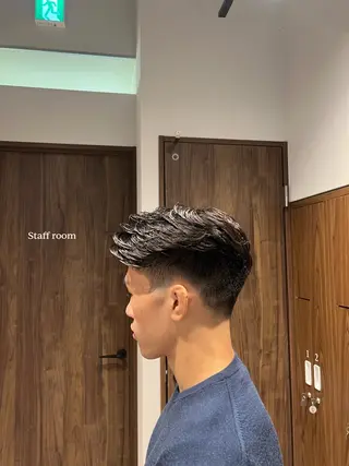 ショート メンズ 渡邉 真也のヘアスタイル