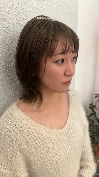 ミディアム カラー ショートカットパー マ🫧kotoneのヘアスタイル
