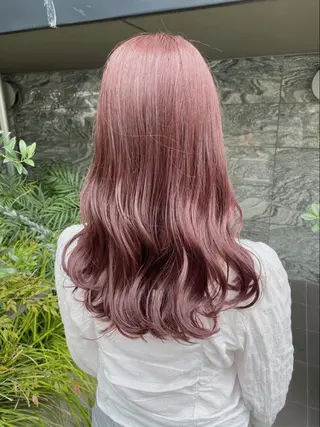 ロング カラー 透明感♡グレージュ ♡ミルクティー♡のヘアスタイル