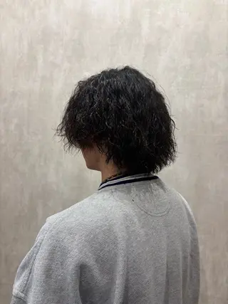 ロング パーマ tokute 片岡心🐥のヘアスタイル