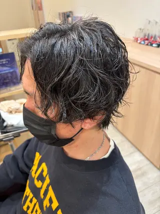 ショート パーマ メンズ メンズ特化パーマ職人 黒川真伍のヘアスタイル
