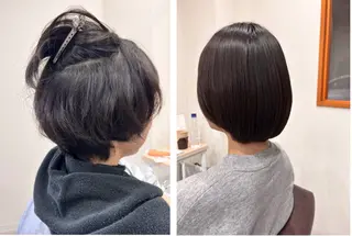 ショート ⚪︎ YUNAのヘアスタイル