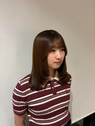 ミディアム カットモデル 🦋‪熊田 史織のヘアスタイル