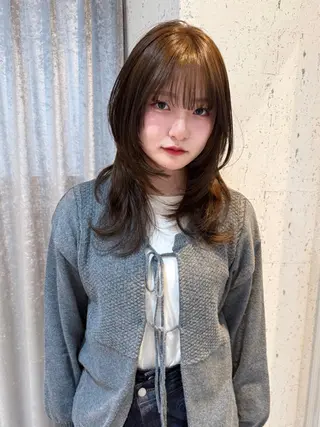 セミロング カラー mai / linoah˚✧のヘアスタイル