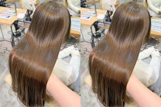 セミロング カラー 小顔矯正/レイヤー 透明感カラー✨生真のヘアスタイル