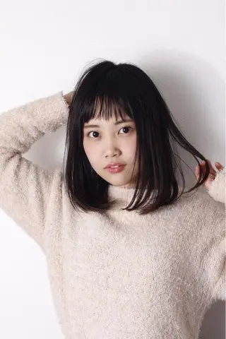 ミディアム 中野 恵脩のヘアスタイル