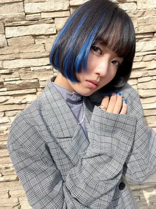 ミディアム カラー 🌈miu miu hair✂️💕のヘアスタイル