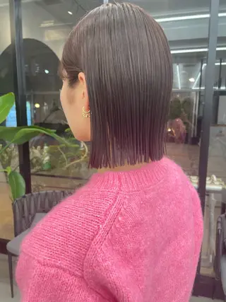 ミディアム レイヤーカット 瑠輝のヘアスタイル