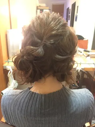ロング カラー パーマ ヘアアレンジ 可愛いを作る神 ナオヒロのヘアスタイル
