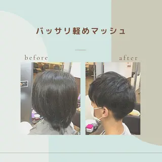 ショート メンズ MATSURI BASE.AWAJIのヘアスタイル