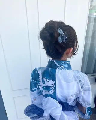 ロング ヘアアレンジ RuLaN AMIのヘアスタイル