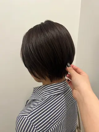 ショート ヒグチ リンのヘアスタイル