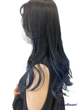 セミロング カラー 新宿駅近♡個室 ♡関口三都季🌜のヘアスタイル