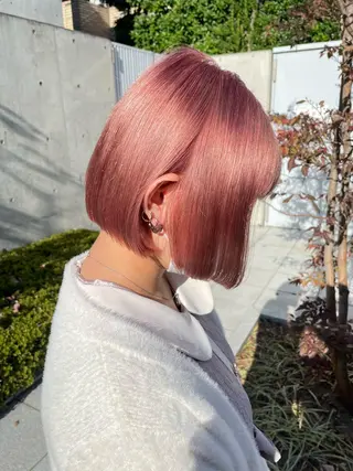 ショート カラー ヘアアレンジ 柔らかカラー/ 縮毛矯正YUTO🧋のヘアスタイル