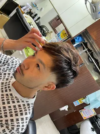 ショート ヘアアレンジ メンズ Kamiya's TOKYO 安孫子のヘアスタイル