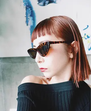 ショート カラー パーマ ヘアアレンジ KONOMI スタイリストのヘアスタイル