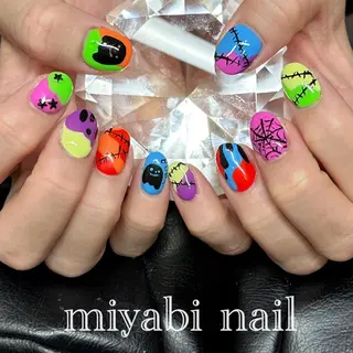 ネイル miyabi nail 桂川駅近くのネイルデザイン