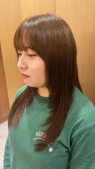 ロング 寺本 心のヘアスタイル
