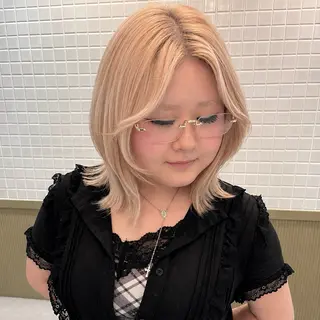 ミディアム ☕️NOA / レイヤーカット🍮のヘアスタイル