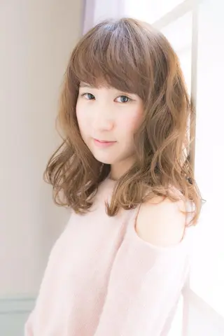 セミロング 中村 瑛秀のヘアスタイル