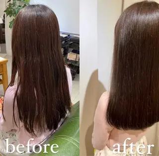 ミディアム カラー 過去一の柔髪ヘア 🌿einshairのヘアスタイル