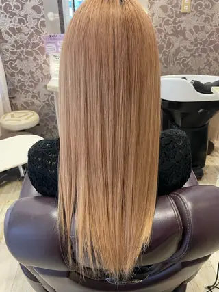 ロング カラー 東恩納 誠のヘアスタイル