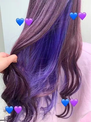 セミロング カラー 新宿駅近♡個室 ♡関口三都季🌜のヘアスタイル
