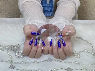 ネイル HANA 長さだしのネイルデザイン