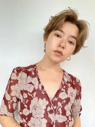 ショート カラー ショート・ボブ 徳竹淳一のヘアスタイル