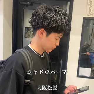 ミディアム パーマ メンズ メンズ専門美容師 小倉裕悟のヘアスタイル