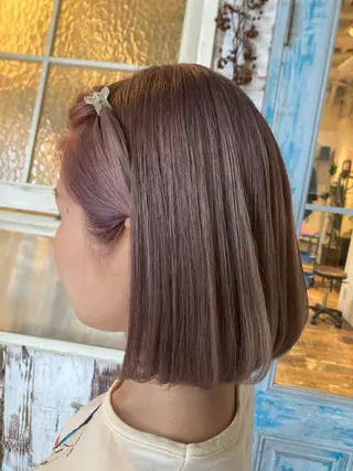 ミディアム カラー noce harumiのヘアスタイル