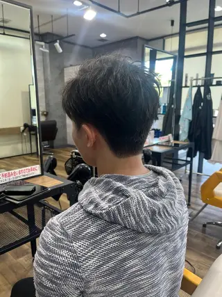 メンズ 紫音 cutwells郡山のヘアスタイル