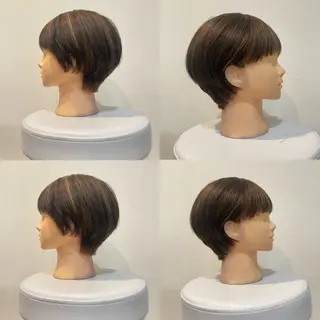 ショート 𝓜𝓮𝓛𝓲𝓟 冨樫果楠のヘアスタイル
