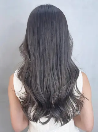 セミロング カラー パーマ ヘアアレンジ ITbyALBUM 中野店のヘアスタイル