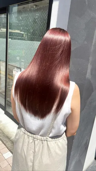 ロング カラー ✨縮毛矯正/髪質改善 錦糸町/松坂拓馬のヘアスタイル