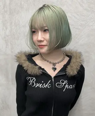 ショート みいなブリーチモデル 募集中！のヘアスタイル